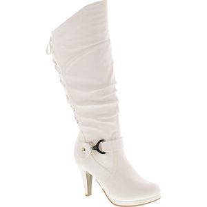 Top Moda Page-65 White Womens boots 6 NEW